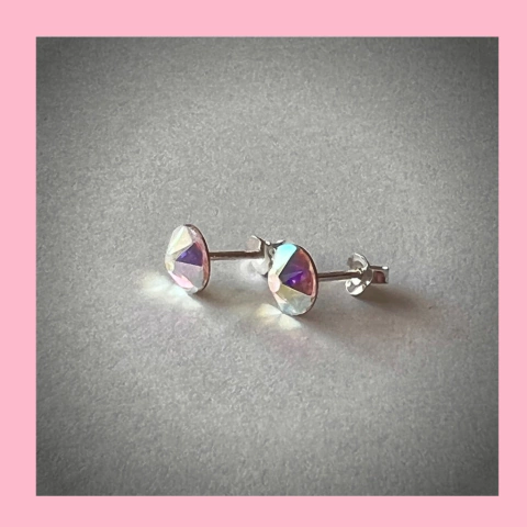 Aros de Cristal y Plata