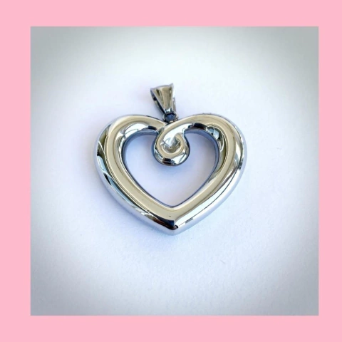 Dije de Corazón Inflado XL