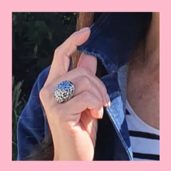 Anillo Oval con Diseño Original en internet