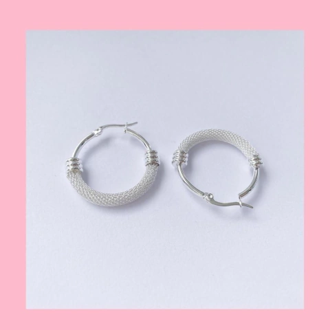 Argollas Modernas con enrejado