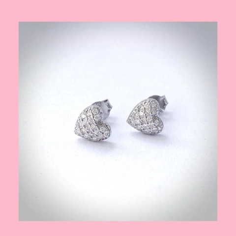 Aros de Plata con Cubic