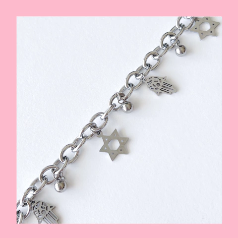 Pulsera con Jamsa y Maguen david