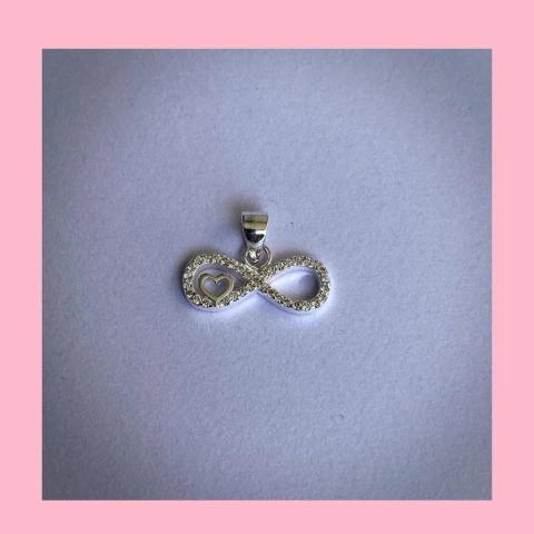 Dije del Infinito en Plata