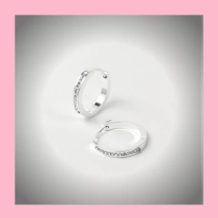 Argollas Cubanas con Brillo - comprar online