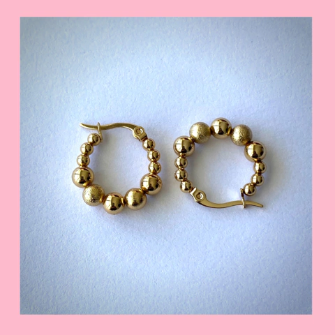 Argollas con Detalles de Arenado