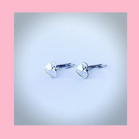 Aros Colgantes de Corazón