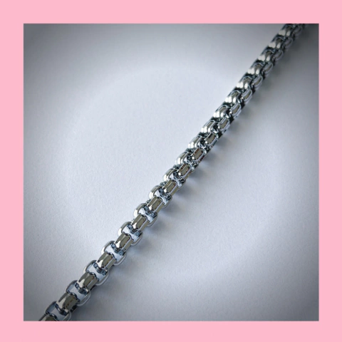 Pulsera Rolo Cuadrada