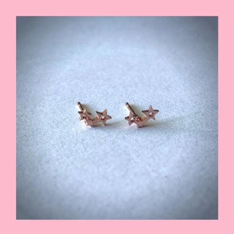 Aros Triple Estrella Hueca