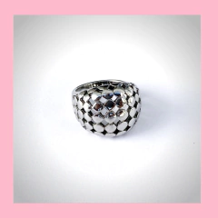 Anillo labrado con Círculos - comprar online