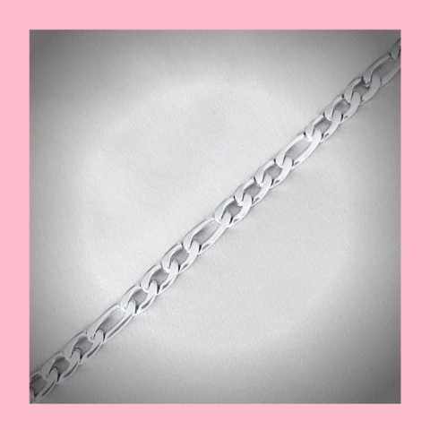 Pulsera Figaro Ancha