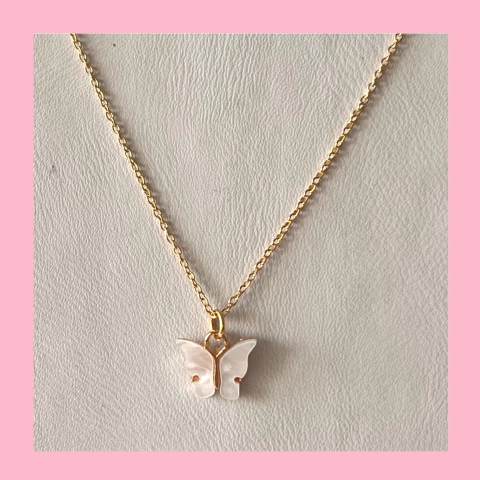 Colgante Mariposa Blanca