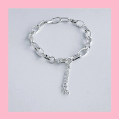 Pulsera de Eslabones Grandes, Ovalados