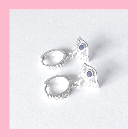 Argollas Cubanas con Ojito y Brillo