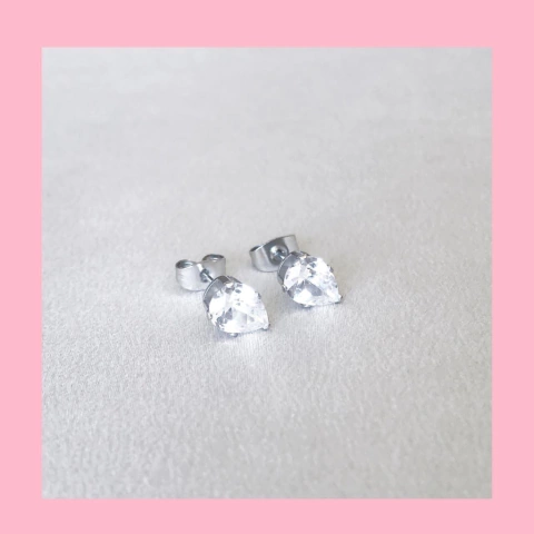 Aros de Brillo en forma de Gota en