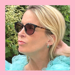 Aros de Plata con Corazón de Cristal de 10 mm - comprar online