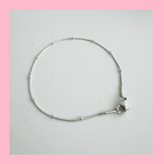 Pulsera Cola de Ratón con Bolitas mini