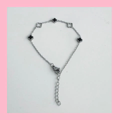 Pulsera Flores Negras Mini - comprar online