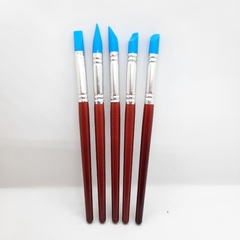 Set de pinceles goma celestes grandes - comprar online