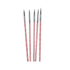 Set de pinceles de goma rosas - El Sótano FX