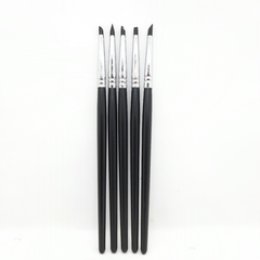 Set de pinceles goma negros chicos - comprar online