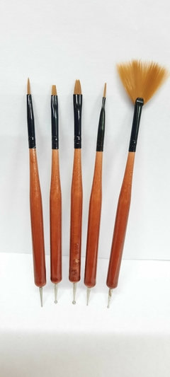 Set de pinceles pelo + bolillos