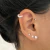 Piercing argola cravejada lateral - comprar online