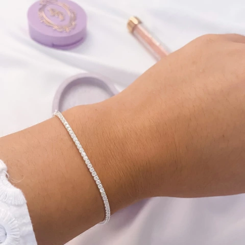 Pulseira riviera cristal regulável - comprar online