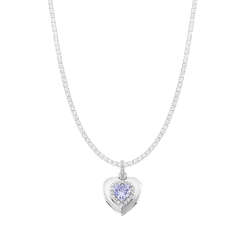 Colar Riviera Coração Lavanda - comprar online