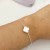 Pulseira Trevo Branco de Prata - comprar online