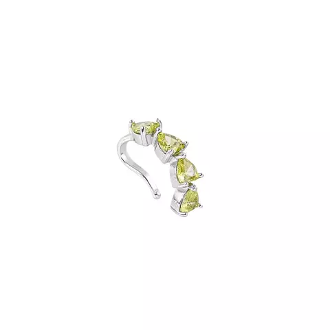 Piercing Fake Corações Yellow Prata 925 - comprar online
