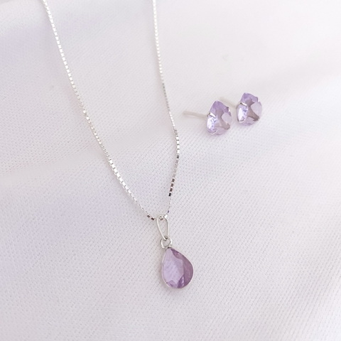 Conjunto de Gota Lilás