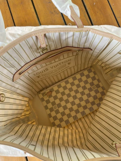 Bolsa Neverfull Damier Azur Linha Italiana