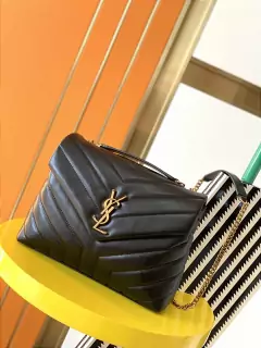 Bolsa Saint Laurent LouLou "Black&Gold"