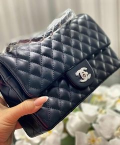 Bolsa Chanel Classic Premium Preta e prata