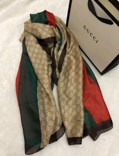 Lenço de Seda Gucci