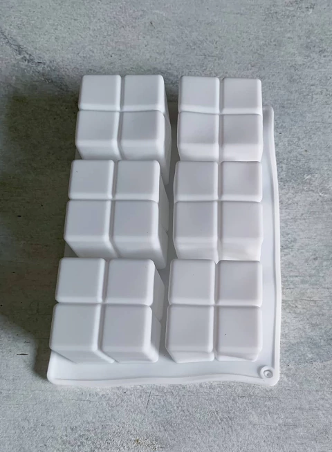 Molde cuadrado vela/jabon