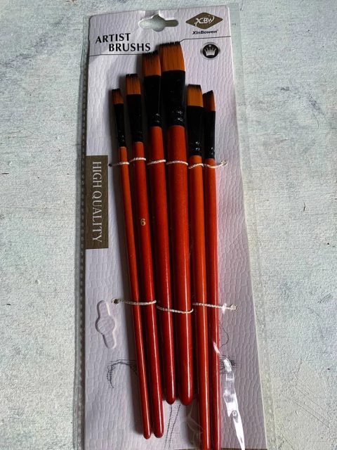 Set pinceles x 6 unidades