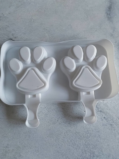 Molde de silicona paleta helada patitas - comprar online