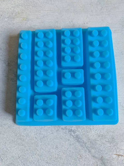 Molde silicona legos