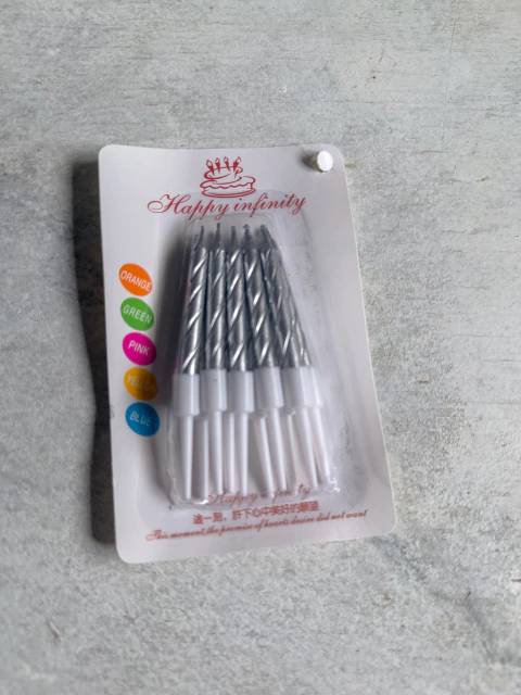 Mini velas x 10 unidades