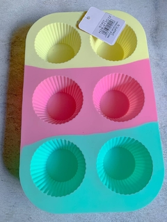 Molde silicona muffins