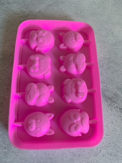 Molde silicona chupetines perros