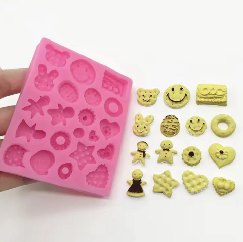 Molde silicona cookies