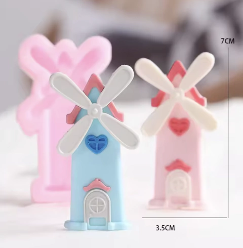 Molde silicona molino