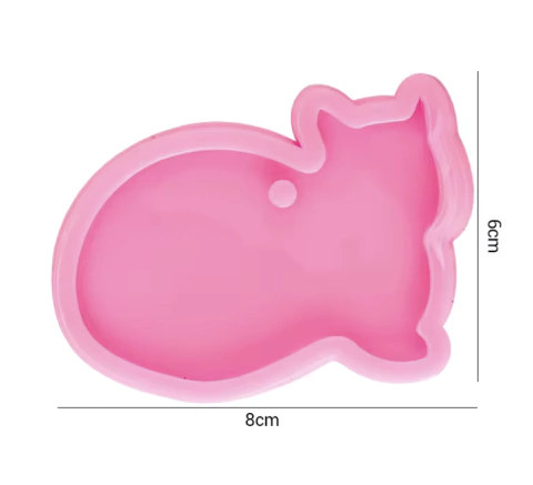 Molde silicona gato