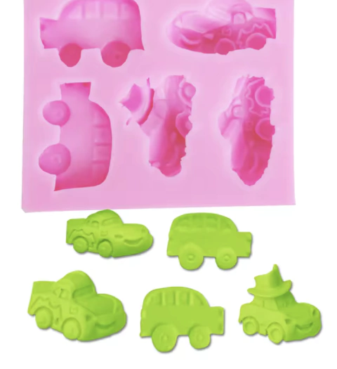 Molde silicona autos - comprar online