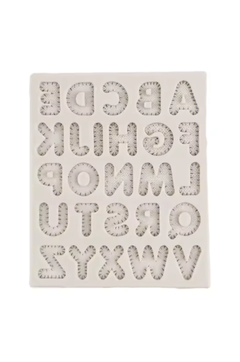 Molde silicona letras