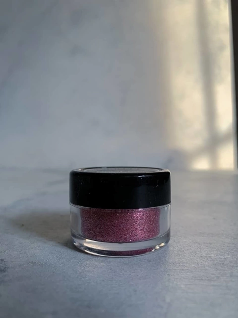 Colorante glitter rosa sakura no toxico