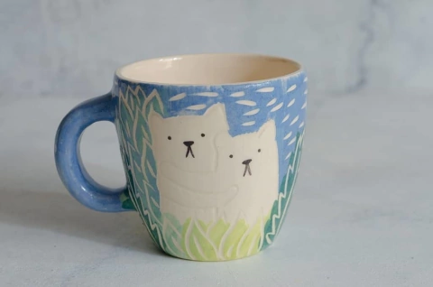 Taza mamá osa y osito