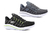 Kit 2 Pares De Tênis Caminhada Academia Runway Training Masculino - Preto/Verde E Grafite